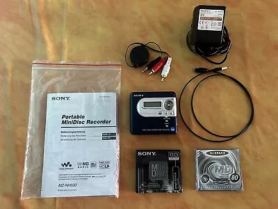 Kaufen Sony Portable MiniDisc Recorder MZ-NH600 + 2 MiniDiscs (NEU) Walkman • 249€