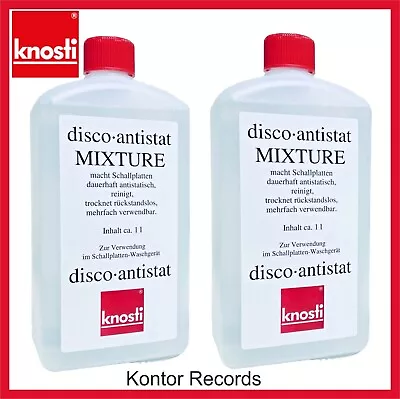 Kaufen 2x1L Mixture Disco-Antistatic Original Knosti Schallplatten-Reinigungsfluid NEU • 49.99€