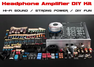 Kaufen HiFi Vorverstärker Kopfhörerverstärker DIY KIT Stereo Audio Headphone Amplifier • 130.89€