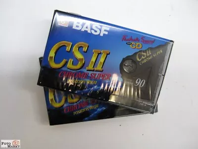 Kaufen MC Musikkassette Audio Cassette BASF 2er Pack CSII 90 For CD - Neu In OVP • 17.50€