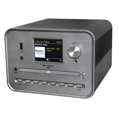 Kaufen Soundmaster Kompaktanlage ICD1050 Schwarz WLAN-Internet CD MP3 USB Bluetooth • 159€