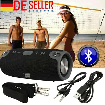 Kaufen 40W Tragbarer Wireless Bluetooth Lautsprecher Subwoofer SD Musicbox HiFi Stereo • 26.68€