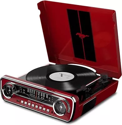 Kaufen ION Audio Mustang LP USB Plattenspieler Mit Lautsprecher Schallplattenspieler • 119.99€