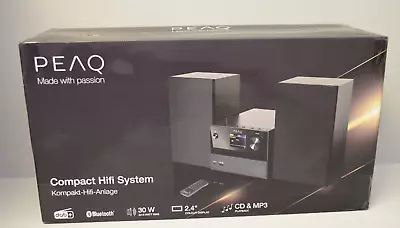 Kaufen PEAQ PMS 320 Micro Hifi System (Schwarz) Stereoanlage Neu Inkl Rechnung +MwSt • 84.99€