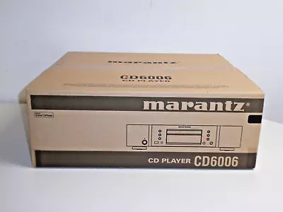 Kaufen Marantz CD6006 High-End CD-Player Schwarz OVP&NEU, 2 Jahre Garantie • 1,199.99€