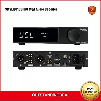 Kaufen SMSL DO100PRO MQA Audio Decoder DAC Dual ES9039Q2M Bluetooth 5.1 Ot34 • 250.03€