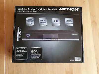 Kaufen MEDION Digitaler Design Satelliten Receiver MD 24089a / OVP • 35.57€