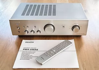 Kaufen DENON Verstärker PMA-500AE Silber Gebürstet • 130€