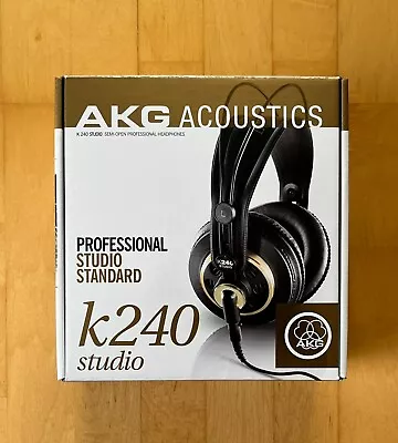 Kaufen AKG Acoustics K240 Studio Halboffene Studiokopfhörer Schwarz Originalverpackung • 59.99€