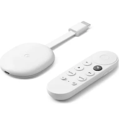 Kaufen Chromecast Mit Google TV (4K, Schnee) HDMI WLAN Streaming Gerät - NEU!! • 59.30€