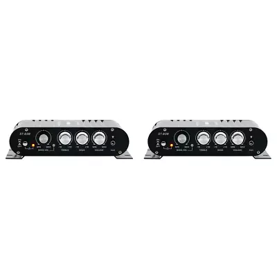 Kaufen ST-838 HiFi 2.1 Channel Power Amplifier Subwoofer Amp 80W*2 Car Home Amp(Black) • 29.05€