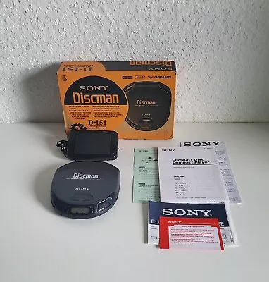 Kaufen Sony D-151 Discman CD Compact Player - OVP + Mini Lautsprecher • 94.50€