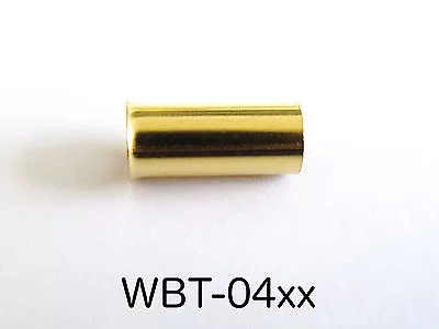 Kaufen 1 Stück WBT-0436 6,0qmm Aderendhülsen, OFC Kupfer, Vergoldet Zum Crimpen • 1.77€