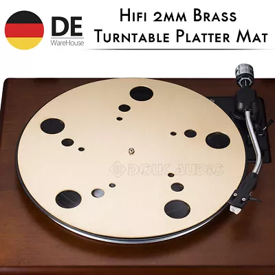 Kaufen Brass Turntable Platter Mat Plattenteller-Matte LP Vinyl  Record Player Slipmat • 72€