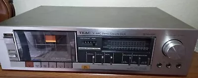 Kaufen Teac V-44 C Stereo Cassette Tapedeck Dolby C Mikro-Input Metal-Tape 30-18 000 Hz • 24€