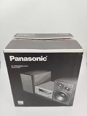 Kaufen Panasonic SC-PMX84EG-S Micro HiFi System Bluetooth DAB+ USB In Silber Neu (6197) • 47.50€