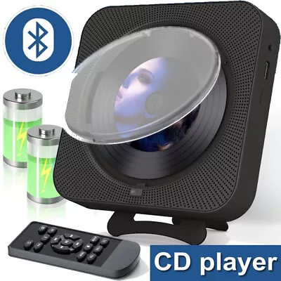 Kaufen Tragbar CD Player HiFi Lautsprecher Bluetooth Reise CD Player Mit Fernbedienung • 58.99€