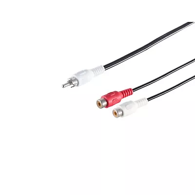 Kaufen 2 Stück 0,2m Cinch Verteiler Y Adapter Kabel Splitter Adapterkabel RCA Kupplung • 5.30€