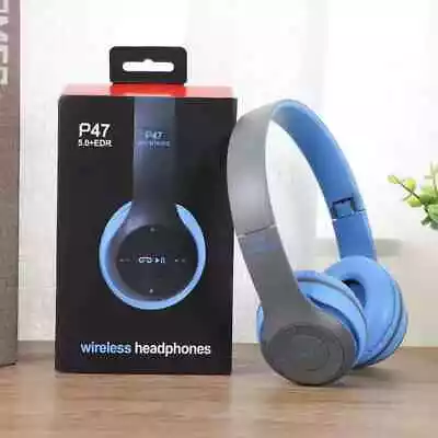 Kaufen Stereo P47 Headset 5.0 Bluetooth Headset Faltbar Serie Drahtlos Sport Spiel • 16.92€
