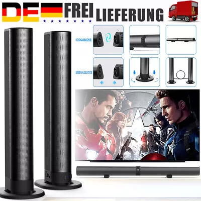 Kaufen Bluetooth5.3 TWS Soundbar Für TV Heimkino 3D Surround Subwoofer Lautsprecher NEU • 49.98€