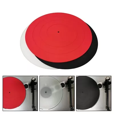 Kaufen Vibrationsreduzierung Pad Gummi Für Vinyl Schallplatte Plattenspieler Matte Rot • 20.24€