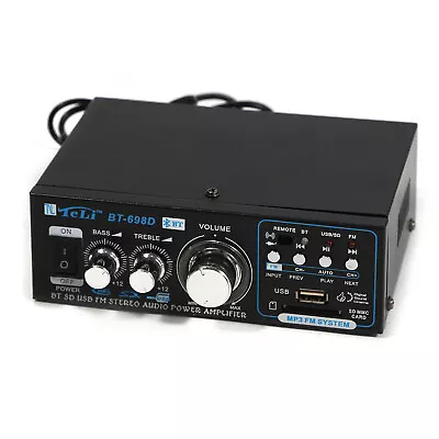 Kaufen Bluetooth Verstärker HiFi Stereo Amplifier 2 Kanal Mini Audio Verstärker Schwarz • 17.85€