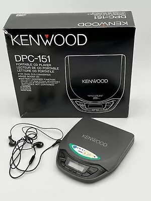 Kaufen Kenwood Discman DPC-151 Vintage Tragbarer CD-Player 90er Jahre Im Karton • 79.99€