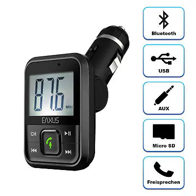 Kaufen Bluetooth FM Transmitter Für Auto-Radio USB Kfz Ladegerät Adapter Mp3 Player SD • 14.99€