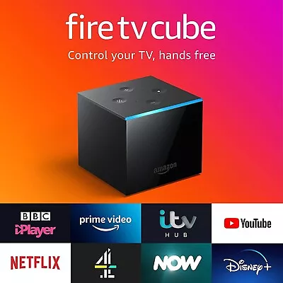 Kaufen Amazon Fire TV Cube (2. Gen) Media Streamer (4K UHD HDR) Brandneu, Versiegelt • 148.21€