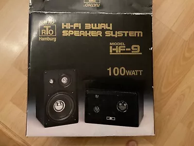 Kaufen RATHO Hi-Fi Speaker System HF-9 100W Schwarz • 10€