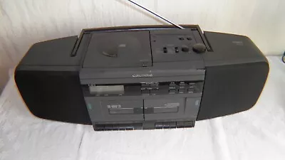 Kaufen Grundig Radio - Recorder Mit CD Player,  Doppel Cassette, Funktionsfähig, • 29.90€
