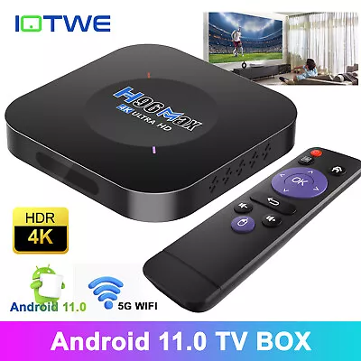 Kaufen Smart TV BOX Android 11.0 4K HD 2+16GB BT5.0 5G WIFI Media Stream LCD-Bildschirm • 29.99€