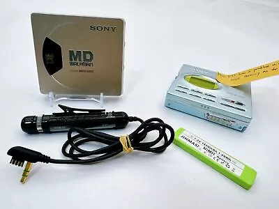 Kaufen SONY MiniDisk-Player MD Walkman MZ-E55 Silber, Funktioniert Einwandfrei Und... • 120.04€