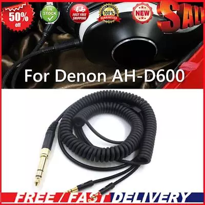 Kaufen Wired Headset Spring Audio Cable For Denon AH-D7100/D9200 HiFi Cord Accessories • 14.74€