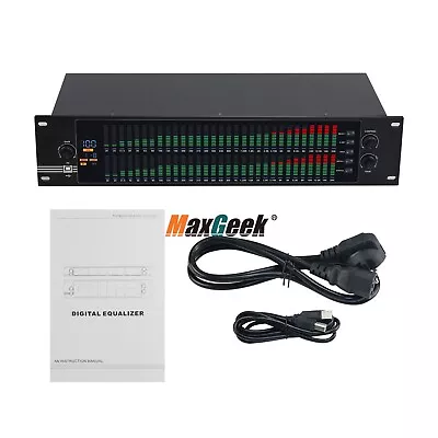 Kaufen EQ-888S Dual 31 Band Profession Graphic Equalizer Audio Equalizer For KTV Stage • 194€
