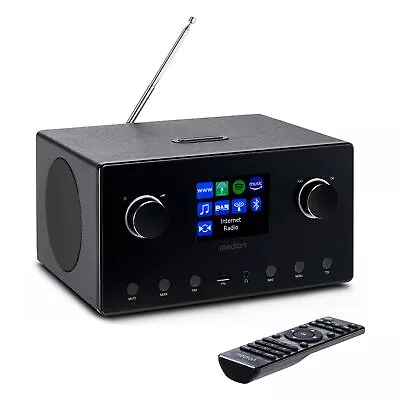 Kaufen MEDION P85444 Internetradio DAB+/UKW Bluetooth WLAN USB 15W Subwoofer RMS AUX-In • 139.99€