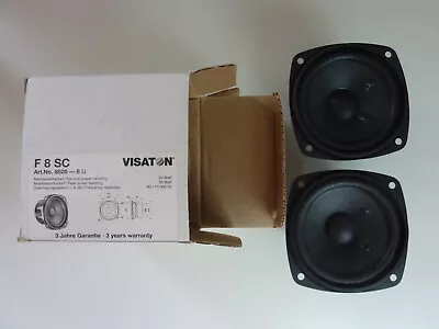 Kaufen Zwei Breitbänder Visaton F8 SC, Neu Und Originalverpackt • 15€