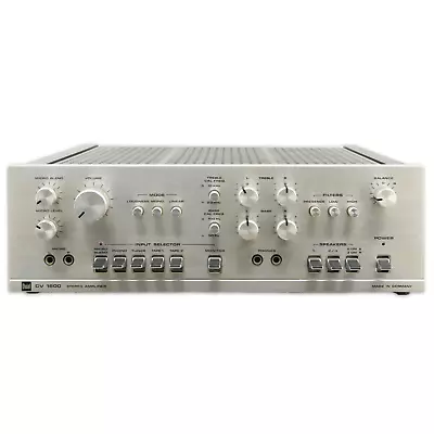 Kaufen Dual CV 1600 Stereo Amplifier Vintage Vollverstärker Silber Funkioniert [D] • 199.90€