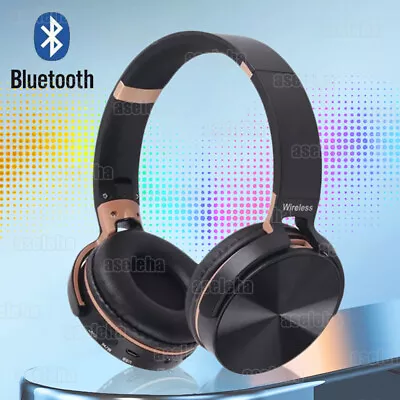 Kaufen Premium HiFi Kopfhörer Stereo Faltbares Kopfhörer Bluetooth On Over Ear Wireless • 14.90€