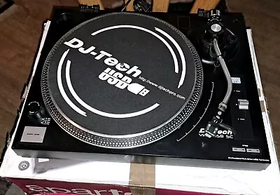 Kaufen Modifizierter   DJ-Tech Plattenspieler  Vinyl USB 5C Top Alu Umbau Lesen • 179€