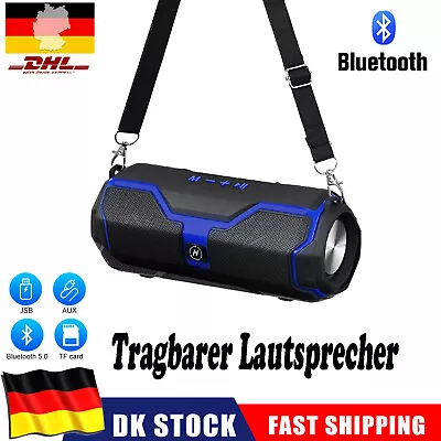 Kaufen Tragbarer Mini Bluetooth Lautsprecher HIFI Stereo Subwoofer TWS Musicbox FM USB • 17.06€
