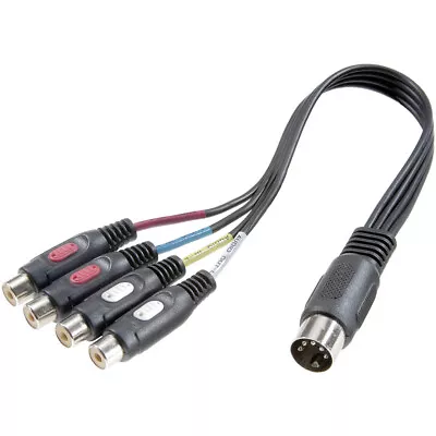 Kaufen SpeaKa Professional SP-7870300  Cinch / DIN-Anschluss Audio Y-Adapter [1x Dio... • 5.99€