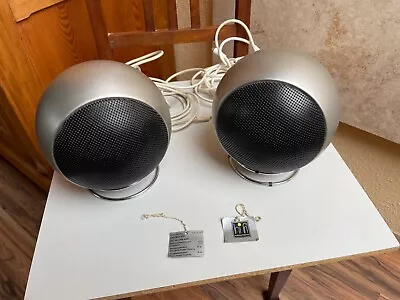 Kaufen 2 Lautsprecher Grundig Hi-Fi 310 Kugelbox + 2 Ständer Vintage 70er • 175€