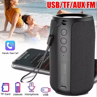 Kaufen Neu Tragbarer Wireless Bluetooth Lautsprecher Stereo Subwoofer SD Musicbox 5W • 18.89€