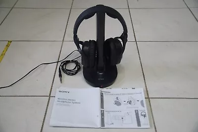 Kaufen Sony MDR-RF895RK Schwarz Funk Bügel-Kopfhörer Kabellos HiFi 100m Reichweite • 4.99€