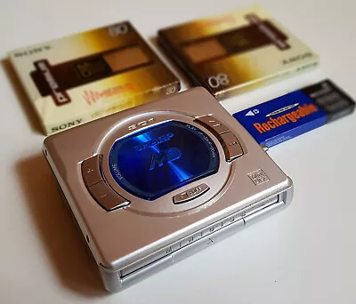 Kaufen Sharp MiniDisc Recorder Und Player, Akku, Minidisks • 69€