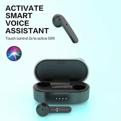 Kaufen Bluetooth 5,1 In-Ear Kopfhörer Tauch Schwarz Kabellos Headset Wireless Ohrhörer • 17.99€