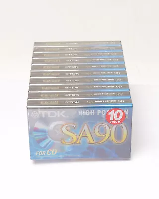 Kaufen 10 X TDK CD 90 IEC II/TYPE II Audiokassette Neu Unbenutzt!  (22) • 85€