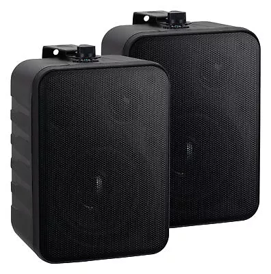 Kaufen B-WARE Lautsprecher Paar Monitor Hifi Box Wand Montage Bügel Schwarz 10W 2-Wege • 30€
