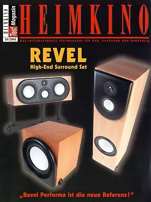 Kaufen Heimkino Sonderdruck 2001 10/01 D Revel Performa High-End Surround-Set Reprint • 15.90€